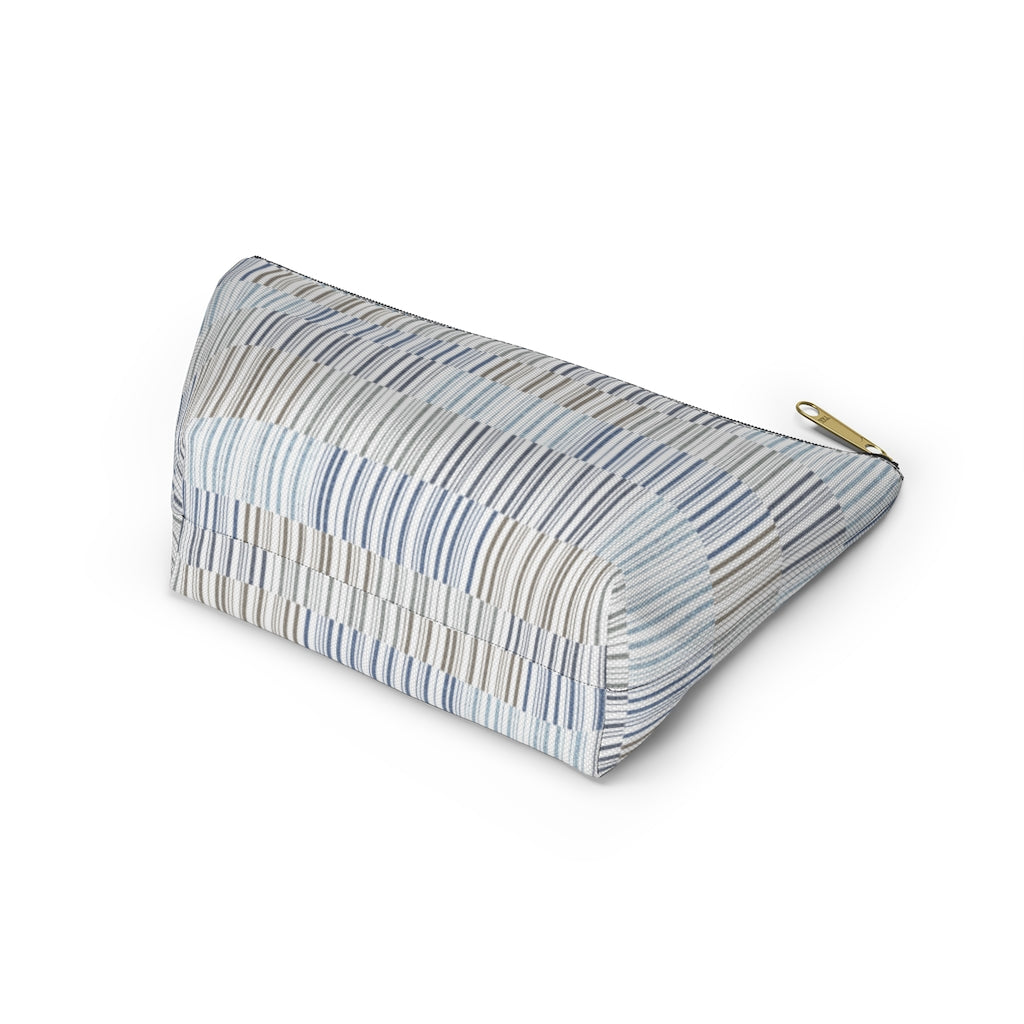 Traffic Code Accessory Pouch w T-bottom in Blue