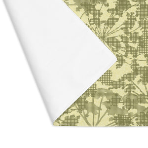 Floral Plaid Placemat in Green