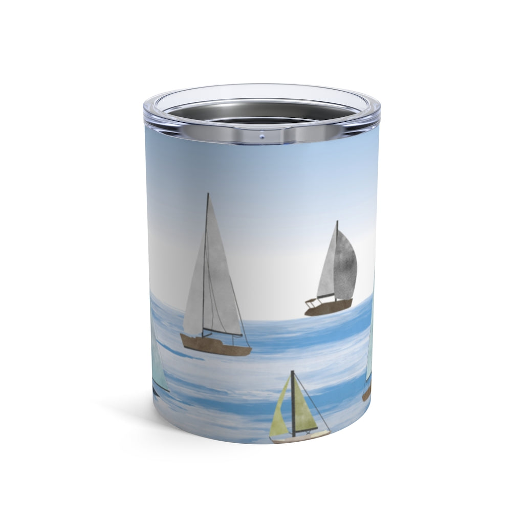 Sailing Tumbler in Light Blue