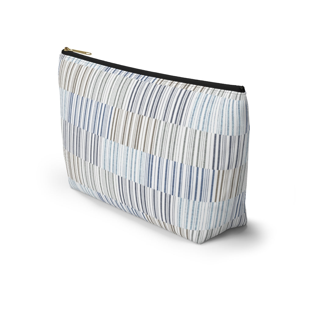 Traffic Code Accessory Pouch w T-bottom in Blue