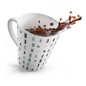 Tujjedy Code Latte Mug in Aqua