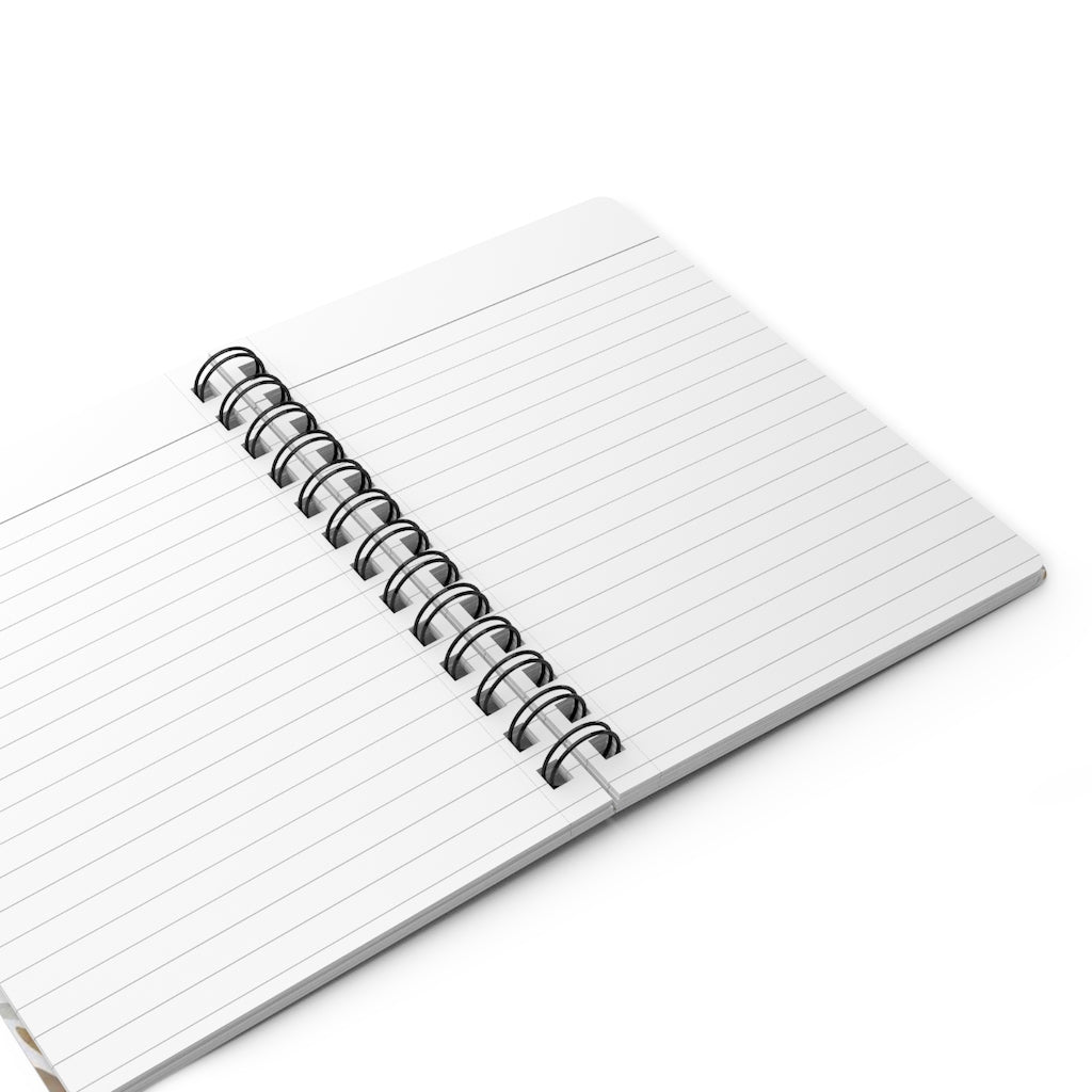 Olive Branch Spiral Bound Journal in Brown