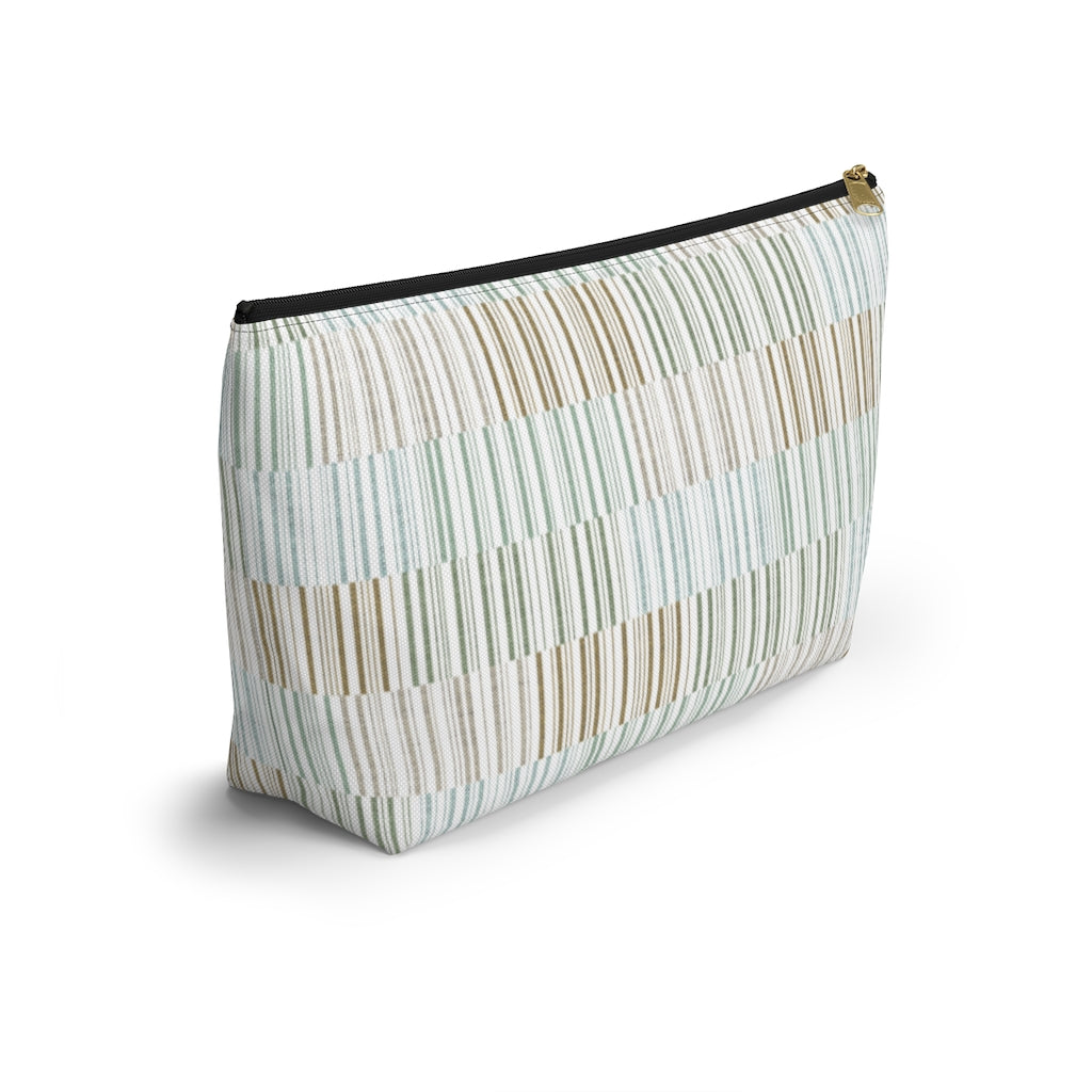 Traffic Code Accessory Pouch w T-bottom in Aqua