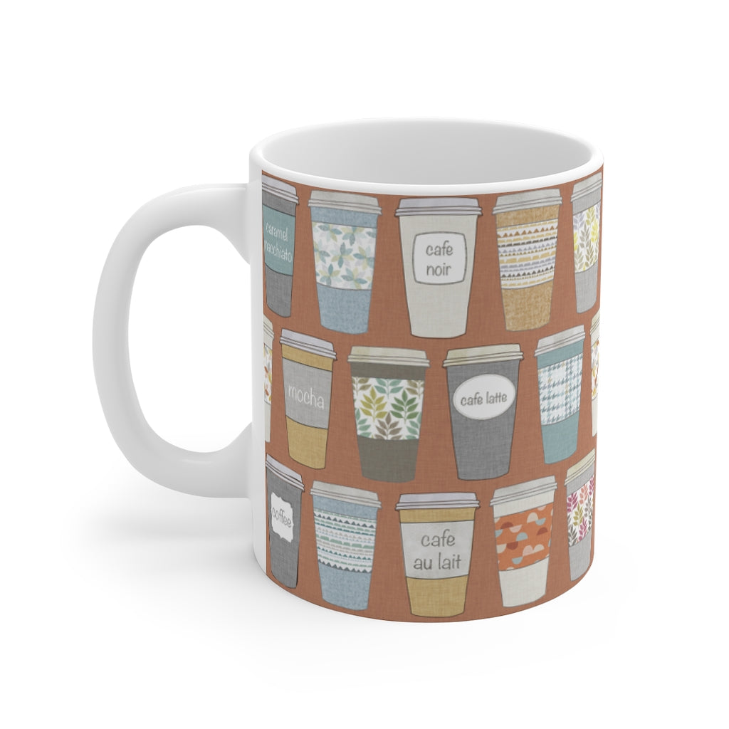 Coffee To Go Mug in Orange