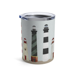 Lighthouses Tumbler in Red