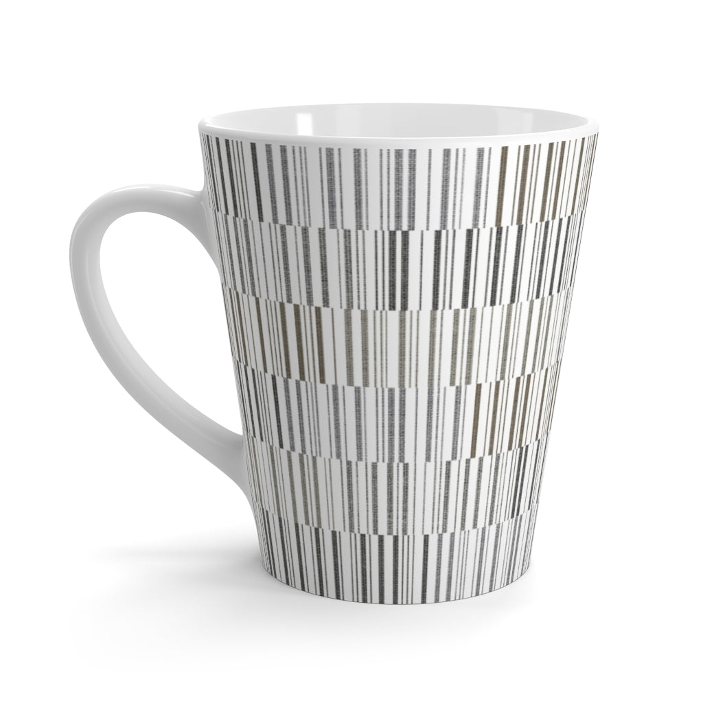 Traffic Code Latte Mug in Gray