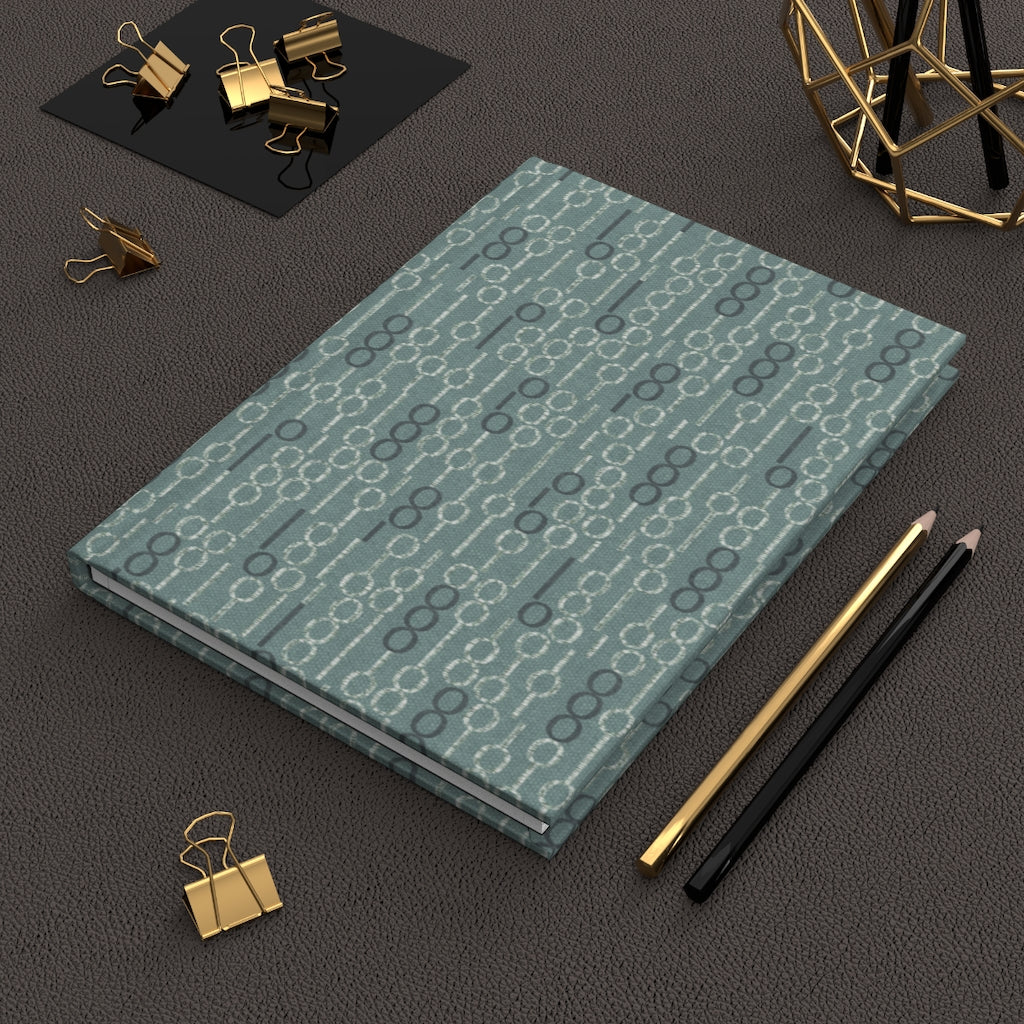 Railroad Code Hardcover Journal Matte in Aqua