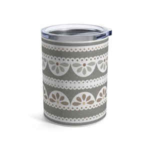 Eyelet Lace Tumbler in Taupe