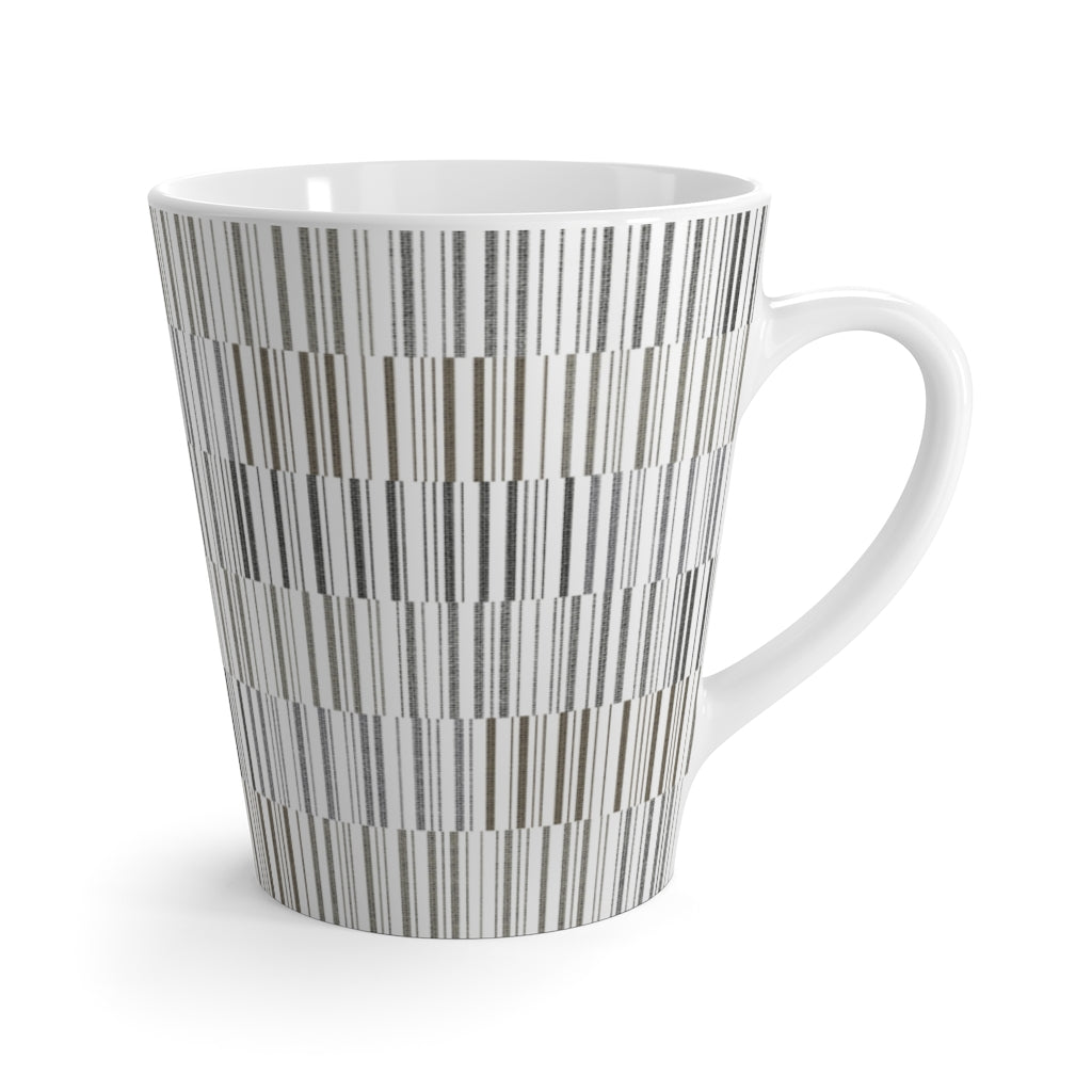 Traffic Code Latte Mug in Gray