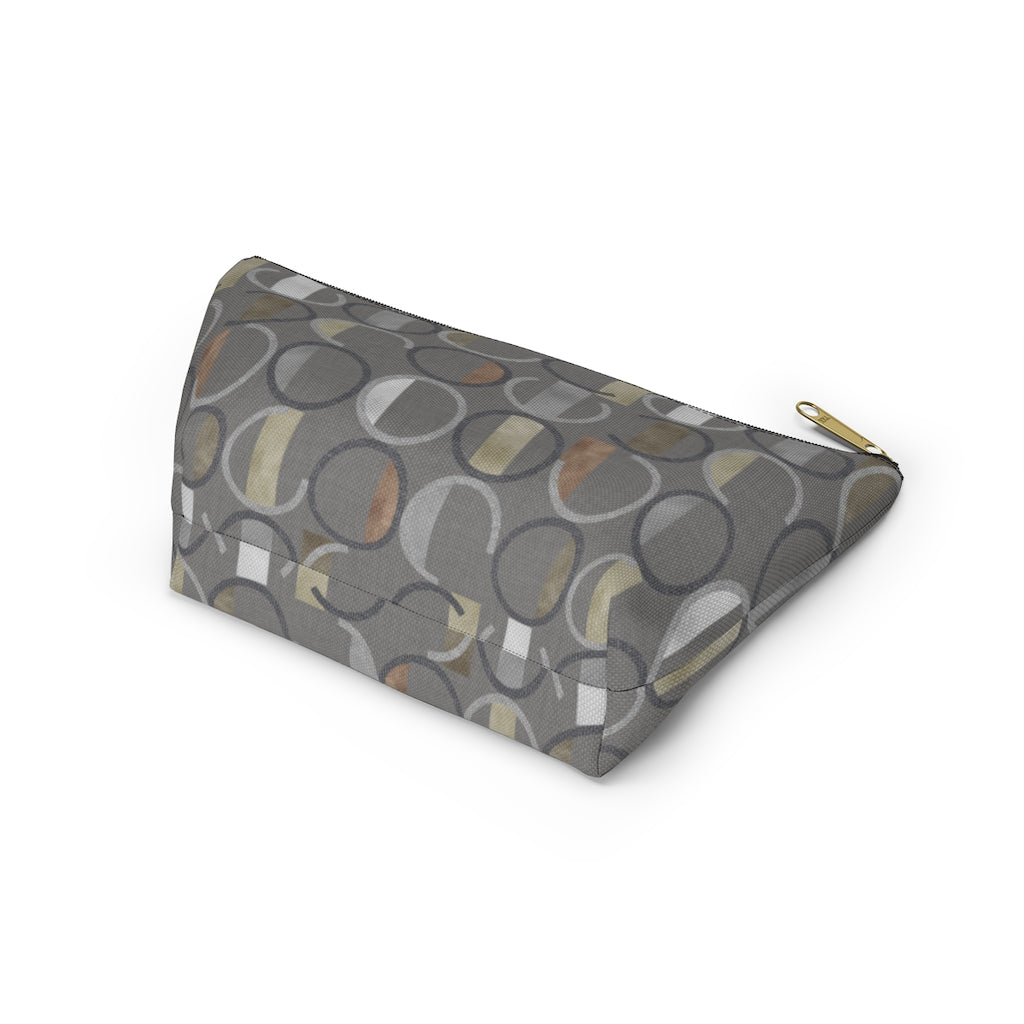 Journey Code Accessory Pouch w T-bottom in Gray