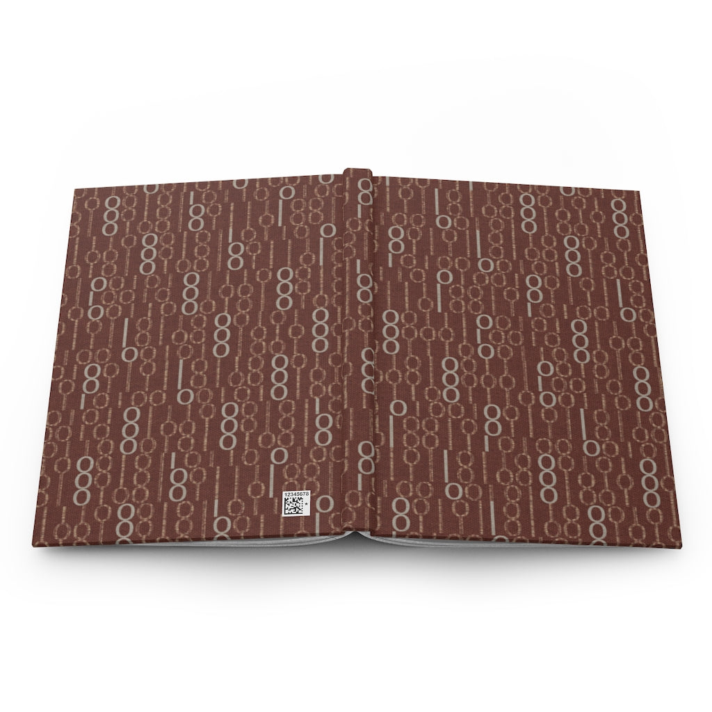 Railroad Code Hardcover Journal Matte in Red