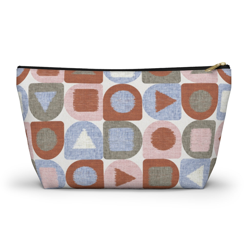Shape Up Accessory Pouch w T-bottom in Pink