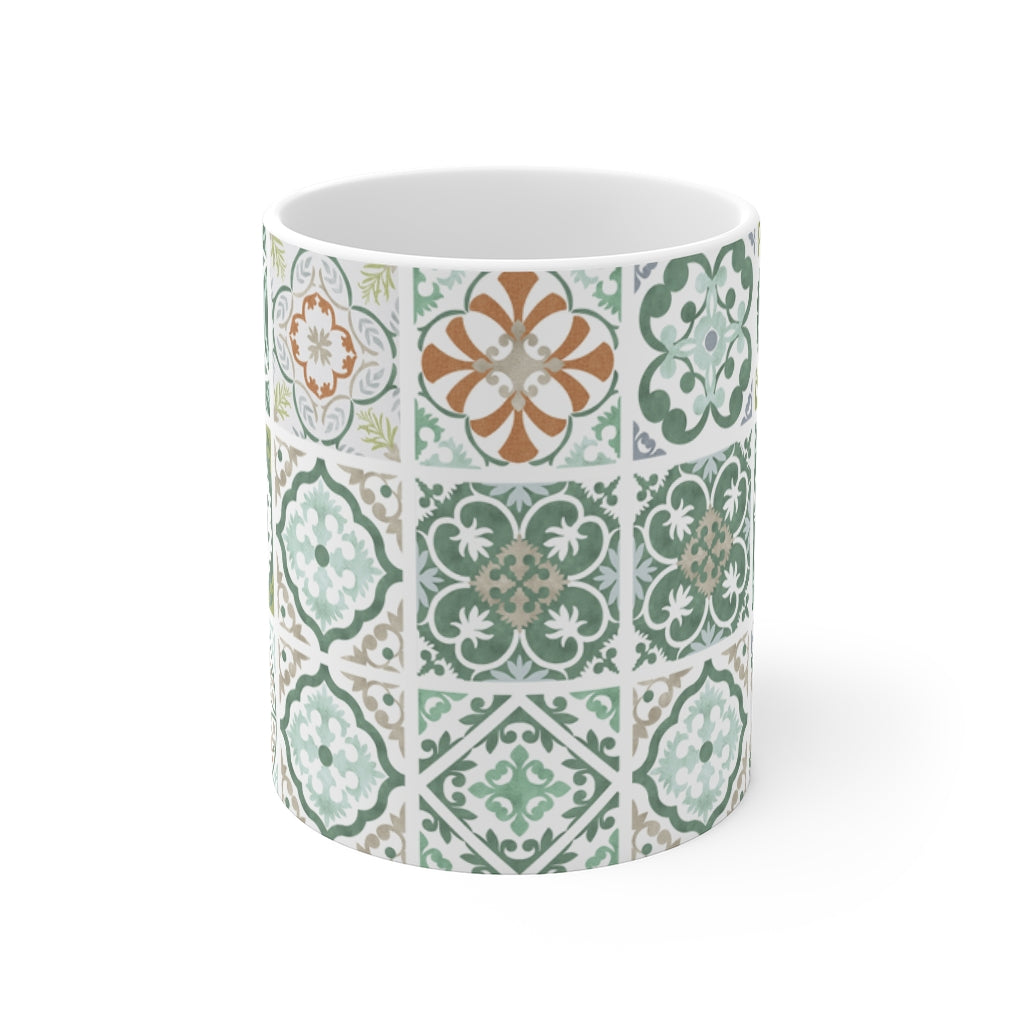 Seville Square Mug in Green