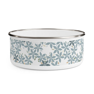 Snowbell Enamel Bowl in Aqua