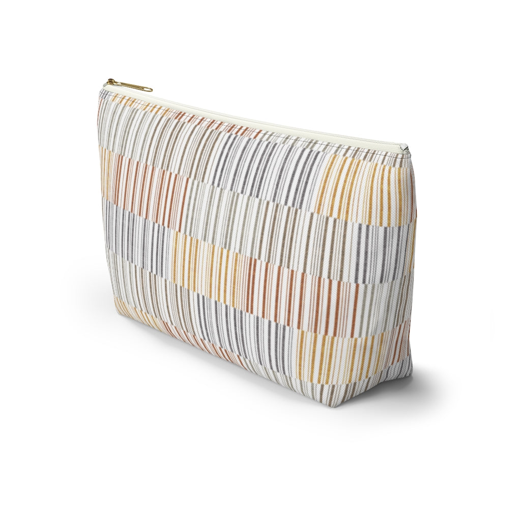 Traffic Code Accessory Pouch w T-bottom in Orange