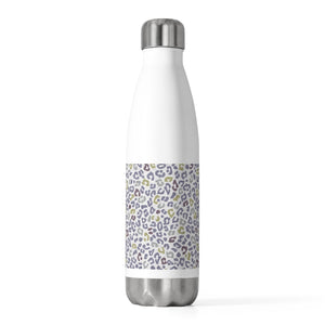 Leopard Love 20oz Insulated Bottle in Purple