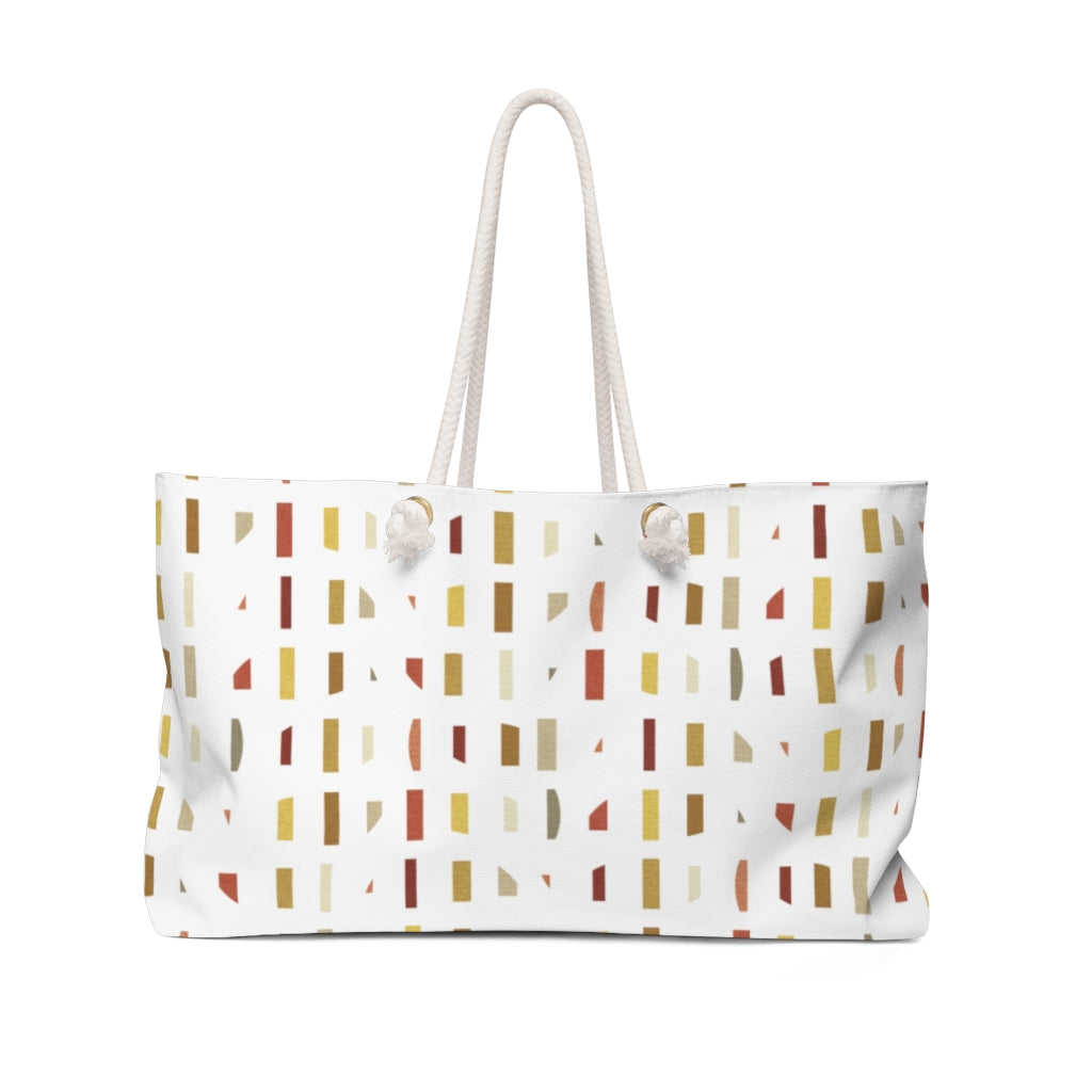 Tujjedy Code Weekender Bag in Gold