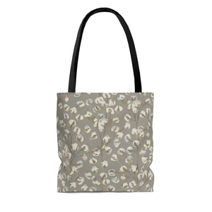 Cotton Branch Tote Bag in Brown