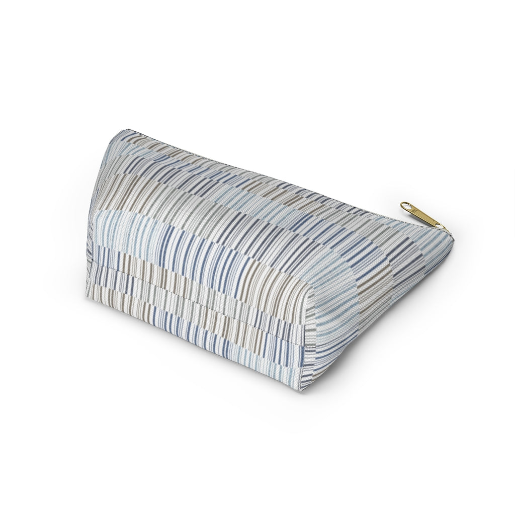 Traffic Code Accessory Pouch w T-bottom in Blue