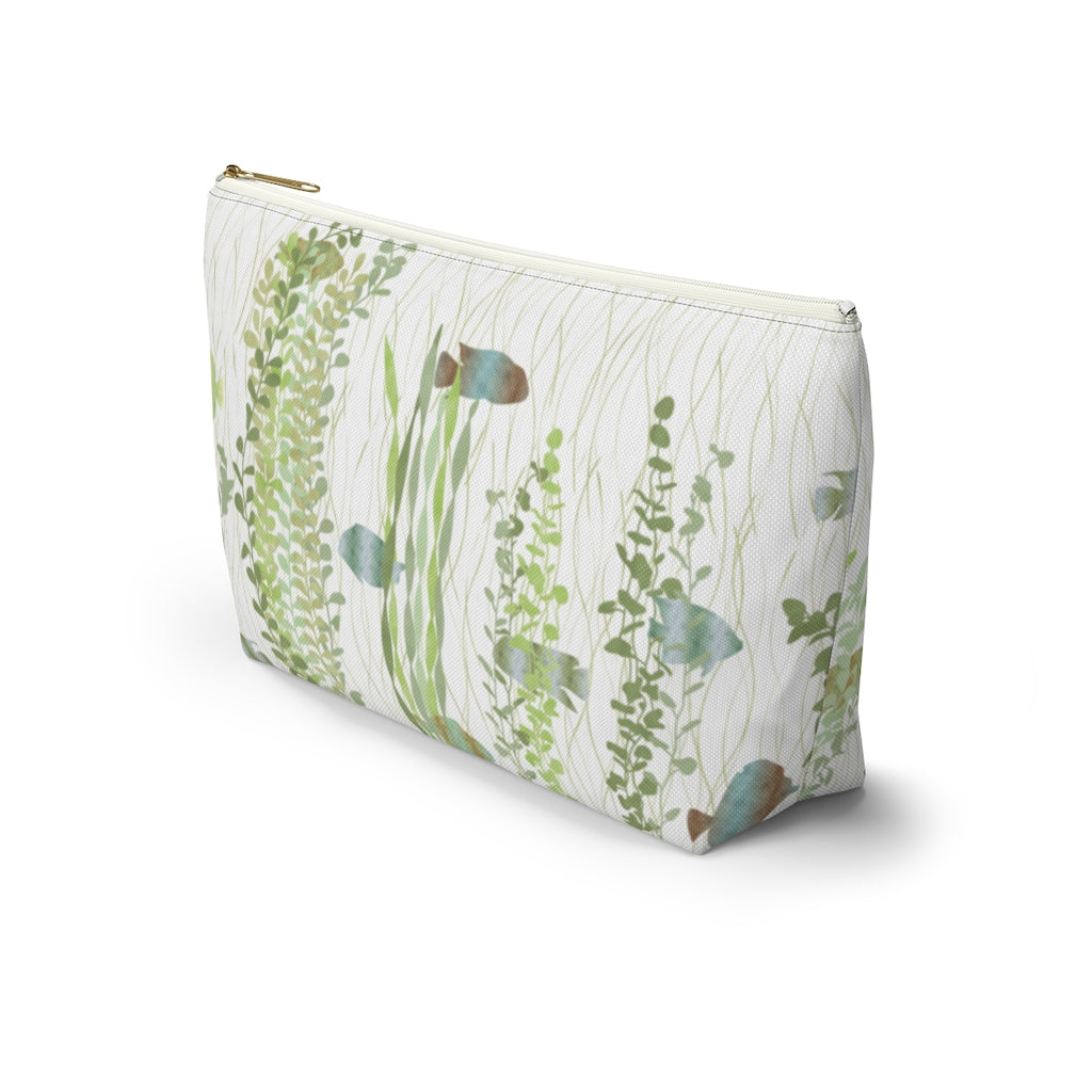 Aquarium Accessory Pouch w T-bottom in Green
