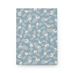 Rosa Rugosa Hardcover Journal Matte in Blue