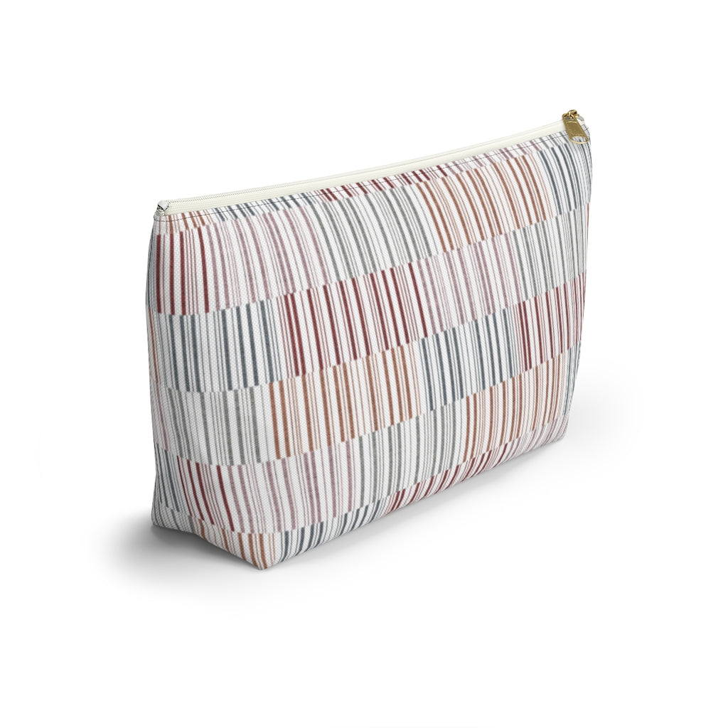 Traffic Code Accessory Pouch w T-bottom in Red
