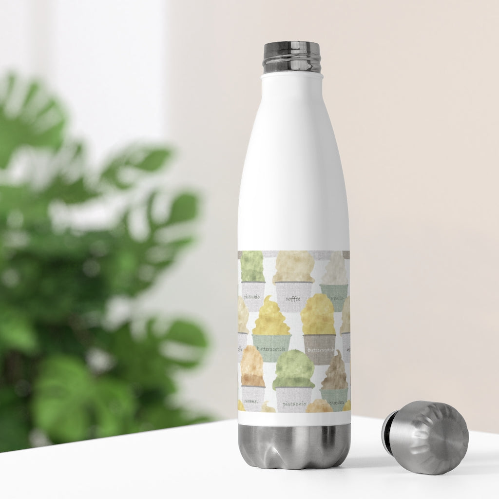 Ice Cream 20oz Insulated Bottle in Green
