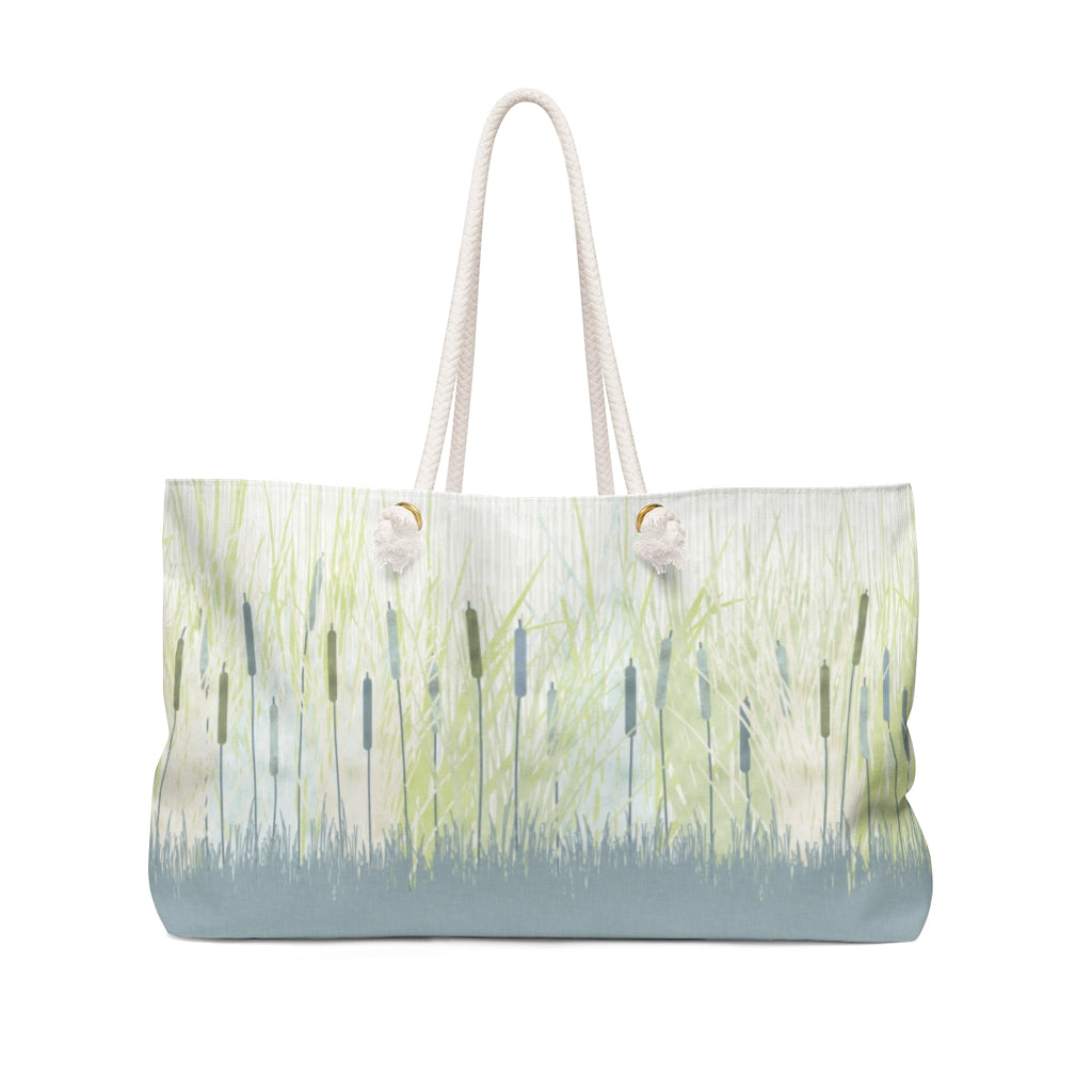 Marsh Weekender Bag in Aqua