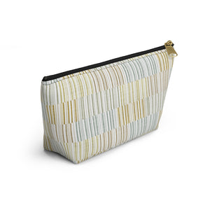 Traffic Code Accessory Pouch w T-bottom in Gold