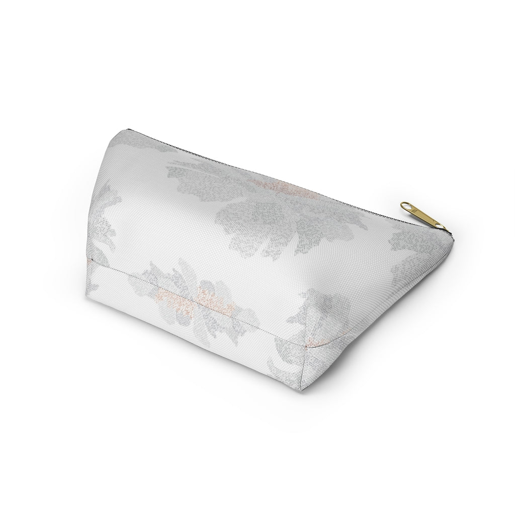 Ciphertext Code Accessory Pouch w T-bottom in Cool Gray