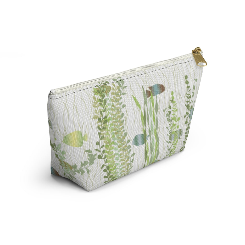 Aquarium Accessory Pouch w T-bottom in Green