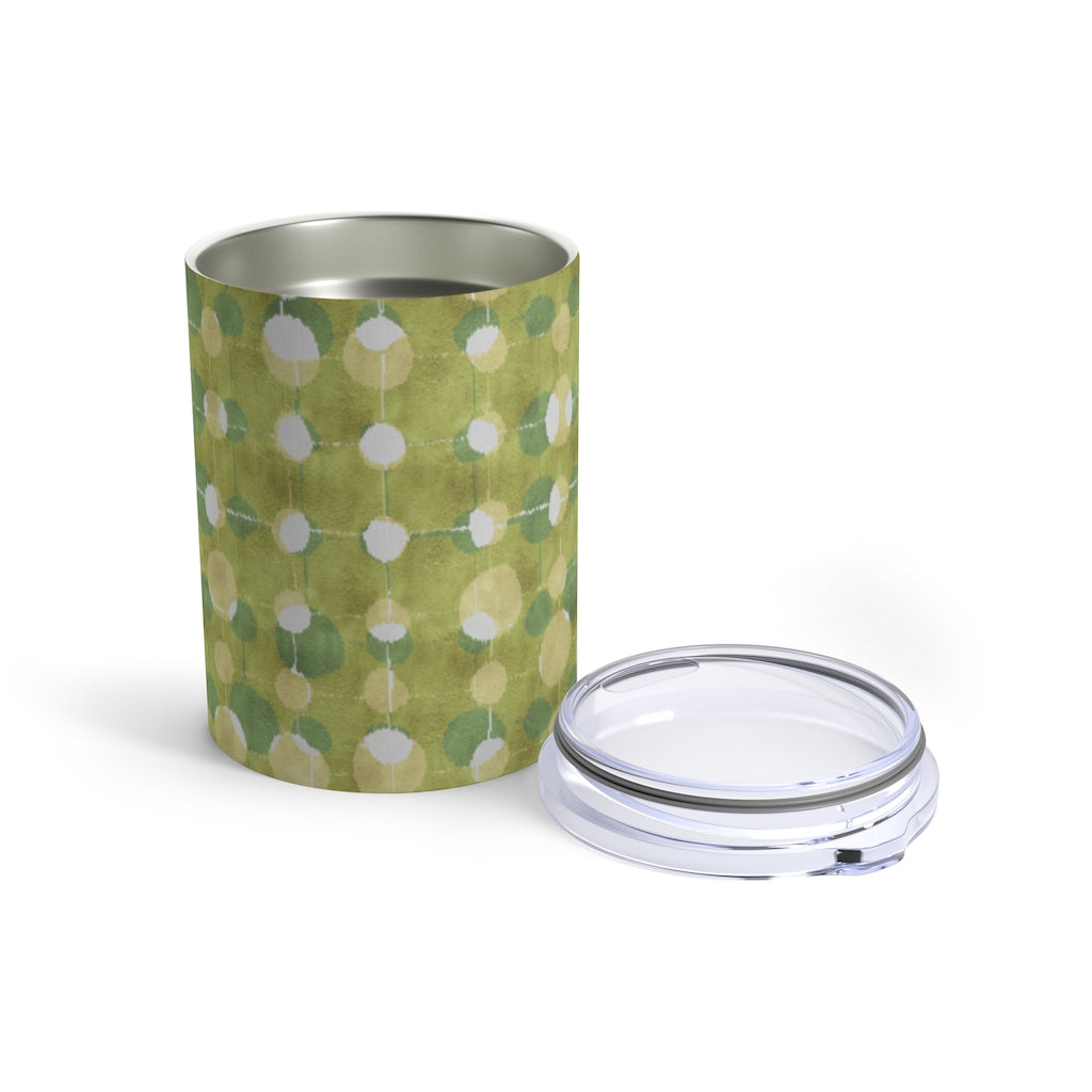 Ikat Texture Overlay Tumbler in Green