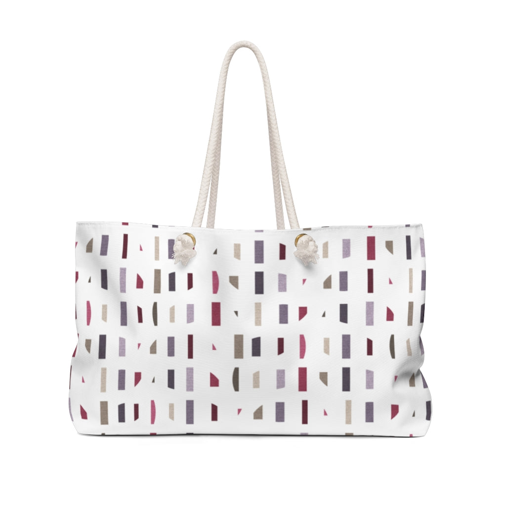 Tujjedy Code Weekender Bag in Purple