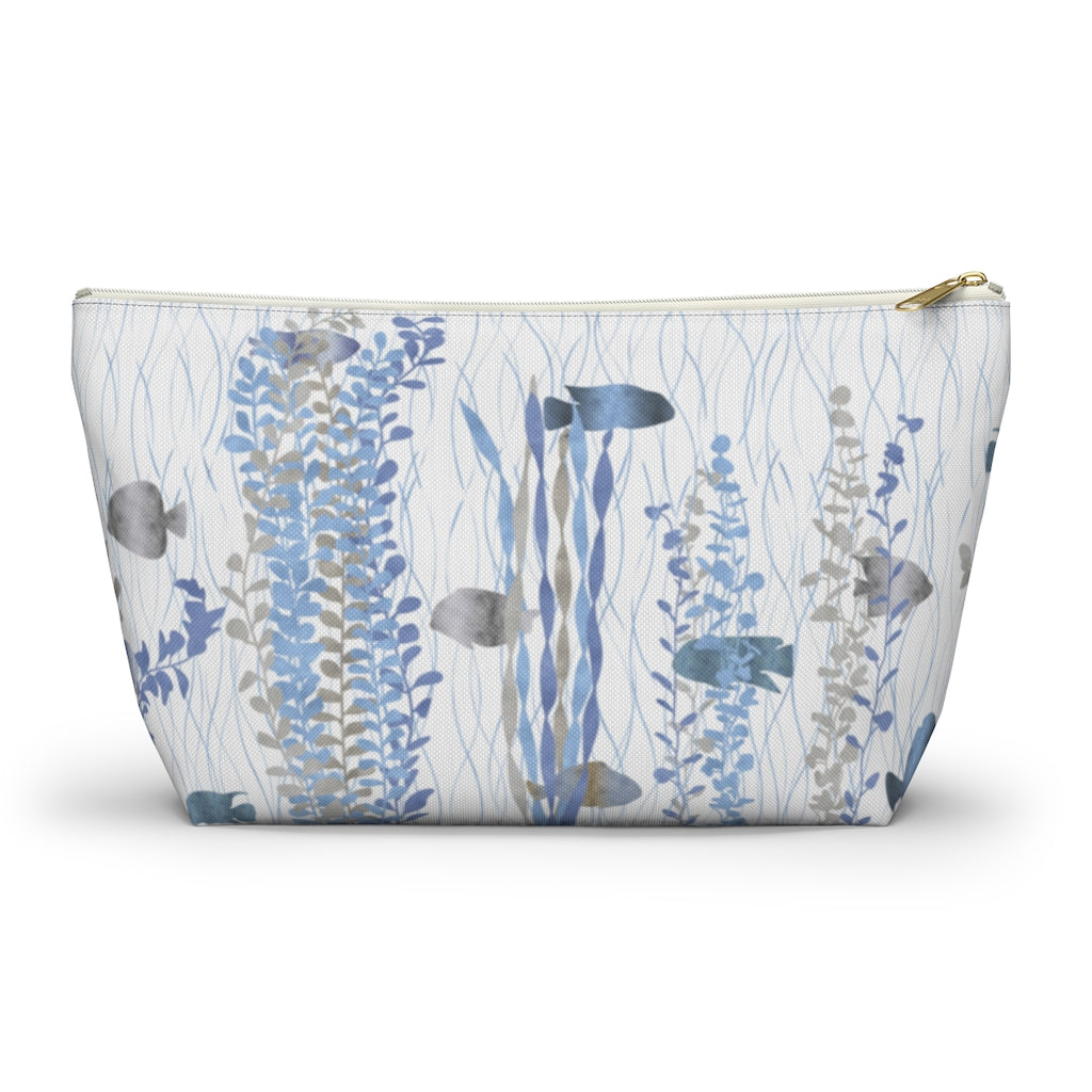 Aquarium Accessory Pouch w T-bottom in Blue