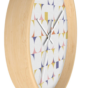 Cooper Mid Century Modern Wall Clock in Gold