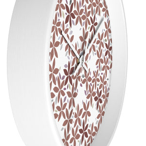 Snowbell Wall Clock in Purple