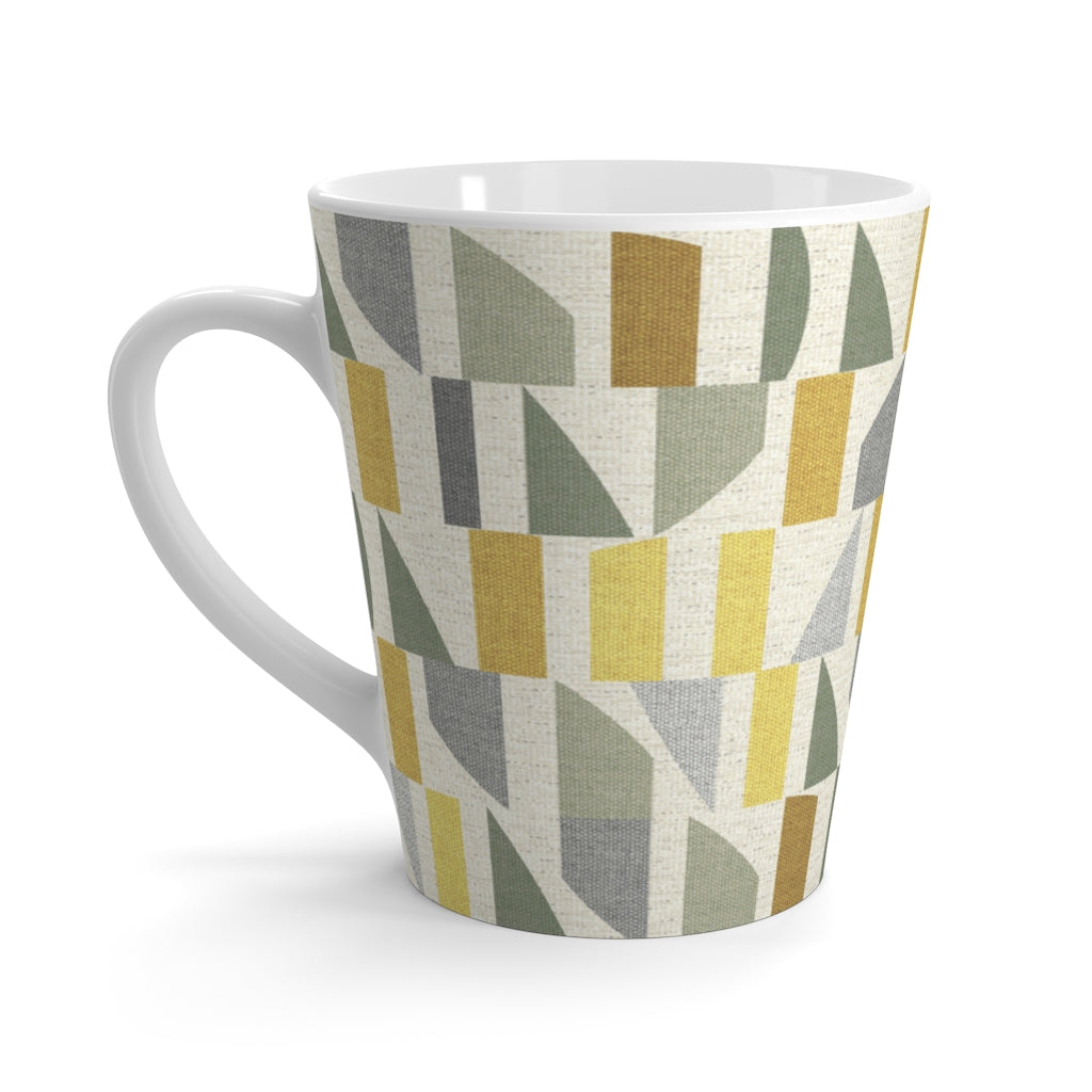 Frequency Code Latte Mug in Yellow