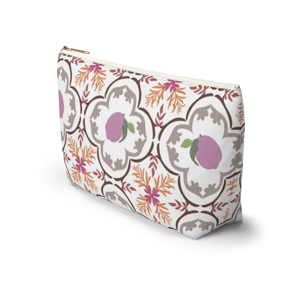 Freshly Squeezed Accessory Pouch w T-bottom in Purple