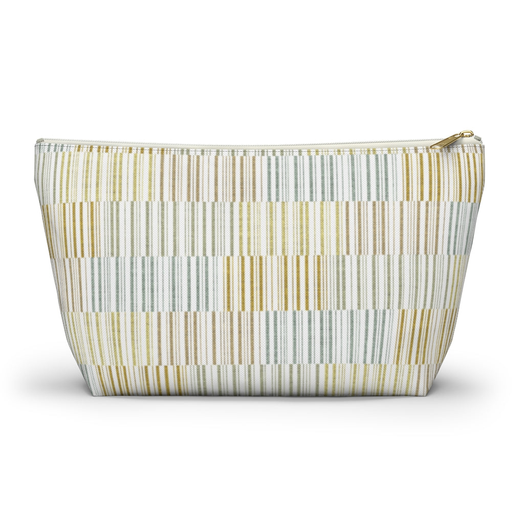 Traffic Code Accessory Pouch w T-bottom in Gold