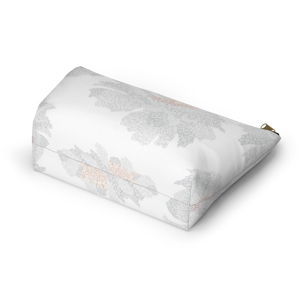 Ciphertext Code Accessory Pouch w T-bottom in Cool Gray