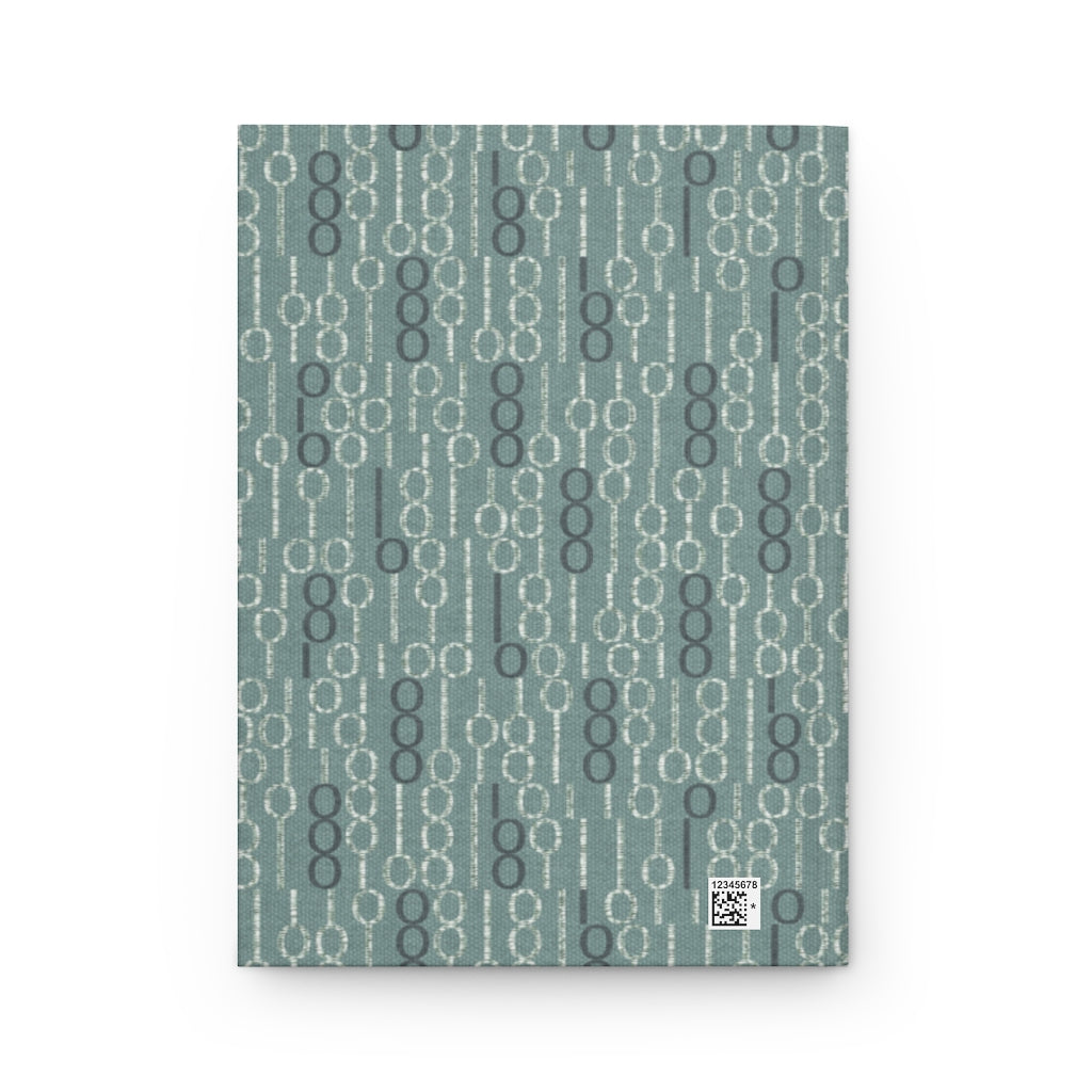 Railroad Code Hardcover Journal Matte in Aqua