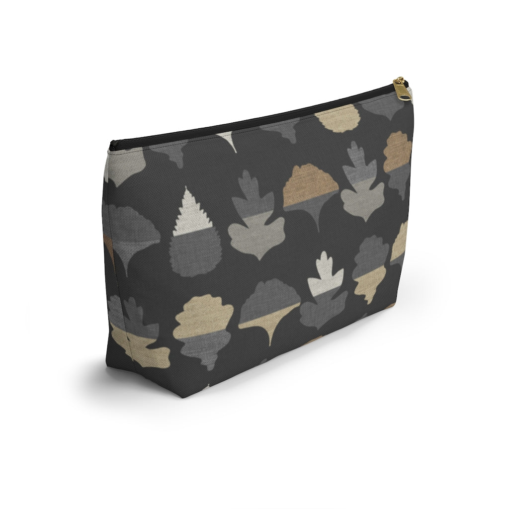 Frond Accessory Pouch w T-bottom in Black