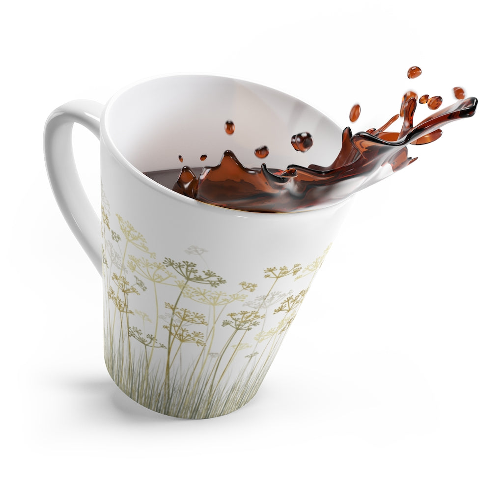 Message Code Latte Mug in Yellow