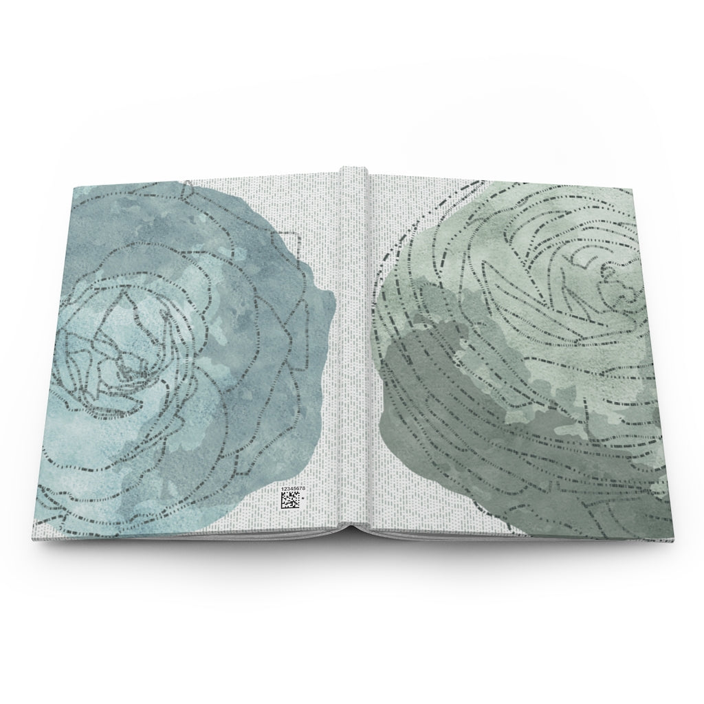 Decipher Code Hardcover Journal Matte in Aqua