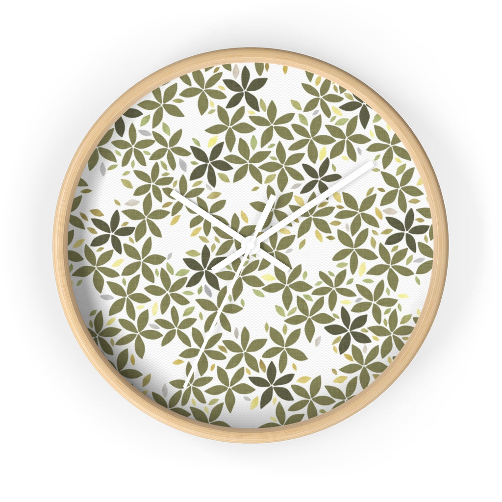 Snowbell Wall Clock in Green