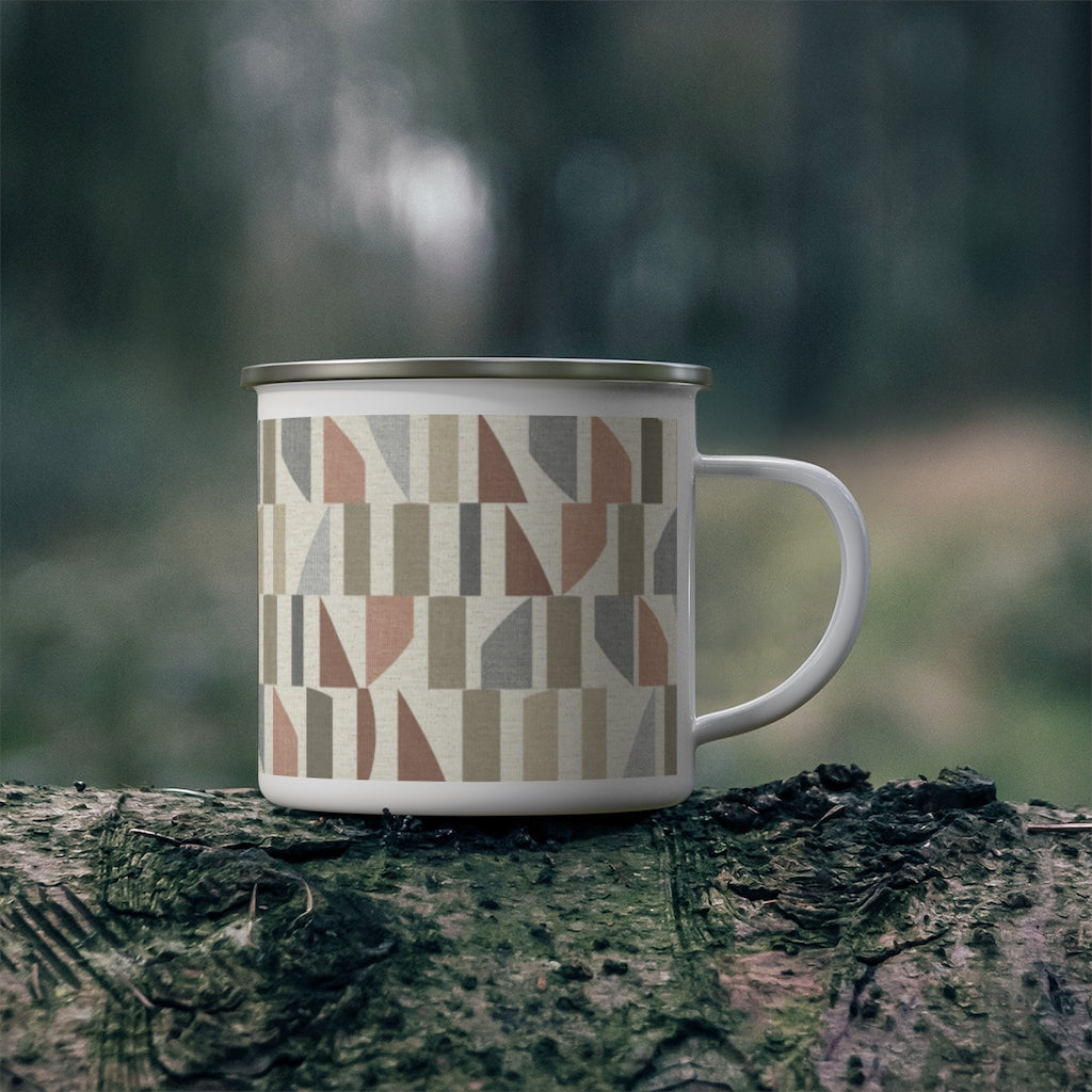 Frequency Code Enamel Mug in Pink