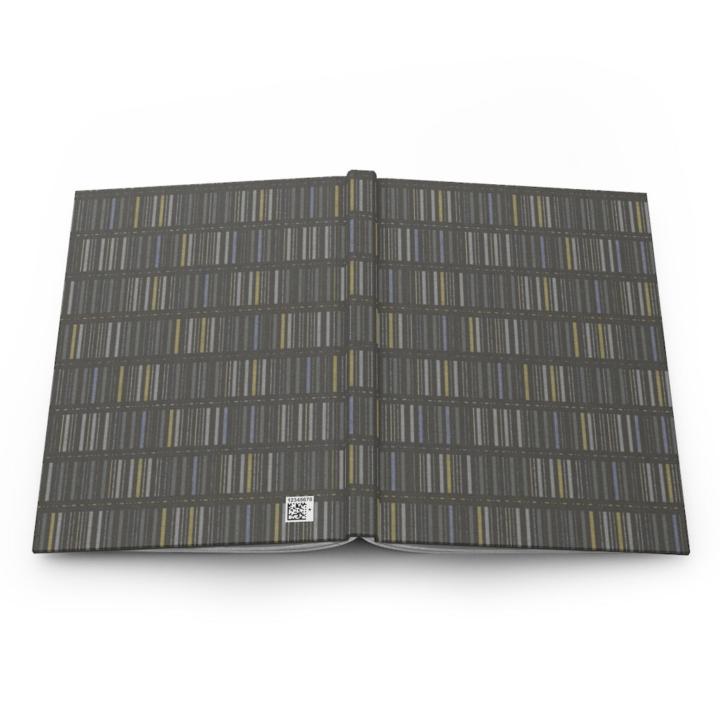 Science Code Hardcover Journal Matte in Dark Gray