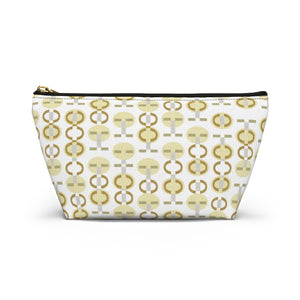 Telegraph Code Accessory Pouch w T-bottom in Yellow