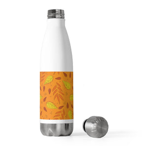 Tossed Leaves 20oz Insulated Bottle in Orange