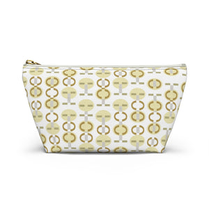 Telegraph Code Accessory Pouch w T-bottom in Yellow